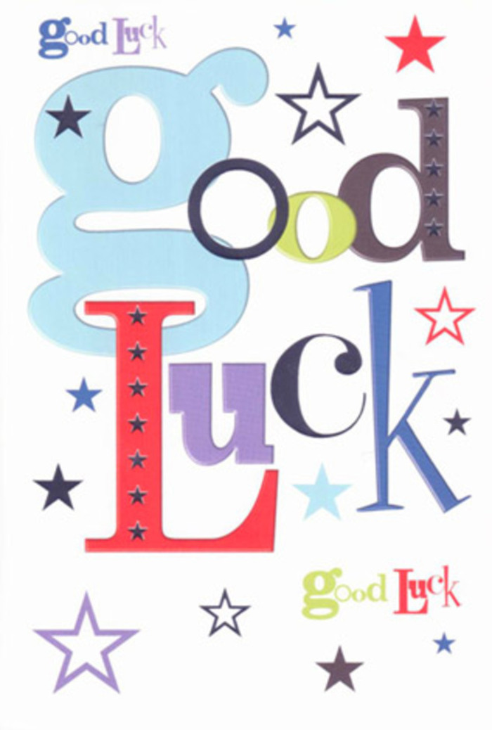 Capturing the dynamic energy of Putney, this good luck card is an exuberant display of colour and craftsmanship. Each letter in its message comes alive: the pastel blue arcs seem to glide like rowers on the Thames; bold cherry reds and moss greens provide cheerful depth, and rich violets punctuate the space with warmth, their vibrancy echoing flower stalls at the local Saturday market. Sprays of stars-some subtle, others brilliant-decorate the pristine white card, reminiscent of the city's lights reflecting on the river after sunset. The mix of expressive typography and generous spacing conveys a sense of modern elegance, like strolling down Putney Bridge Road, every step filled with promise. The surface is impeccably smooth, beckoning a gentle touch and recalling the satisfaction of presenting a finely arranged bouquet to a friend on Lower Richmond Road. Whether the occasion is an exam, a career milestone, or a leap toward a new dream, this card is more than a note-it's encouragement in tangible form, crafted by those who understand the importance of every supportive gesture in our Putney community.
